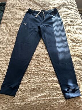 Under Armour Navy Blue Kids Jogger Sweatpants